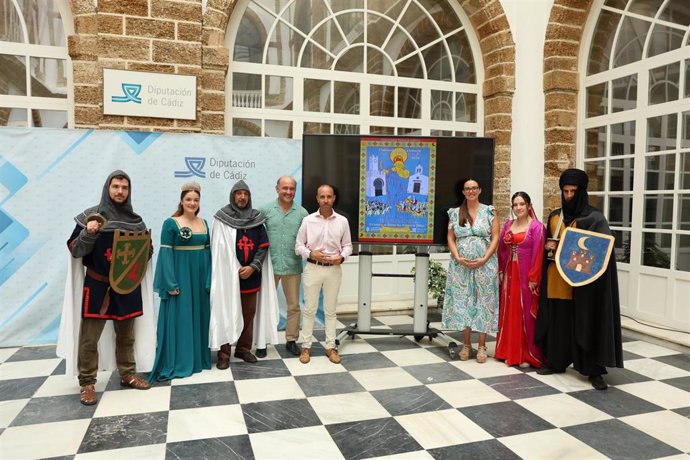 Presentación de las fiestas de moros y cristianos en Benamahoma.