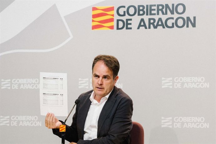 El consejero de Hacienda, Interior y Administración Pública del Gobierno de Aragón, Roberto Bermúdez de Castro.