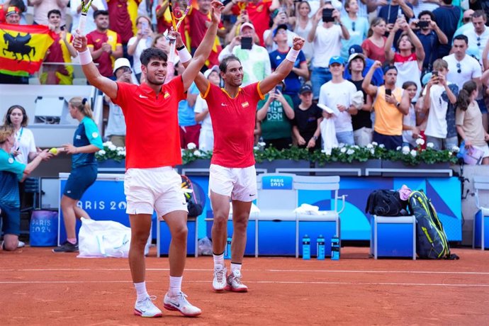 Rafael Nadal y Carlos Alcaraz