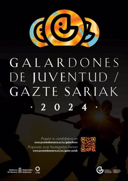 Cartel de los galardones de juventud.