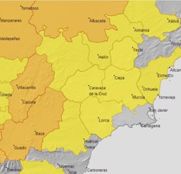 Aviso amarillo este martes por altas temperaturas