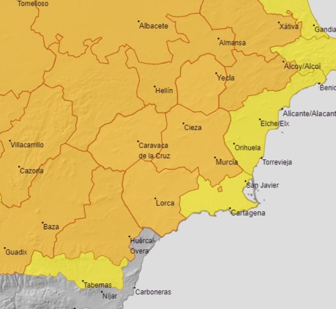 Archivo - Alerta naranja calor