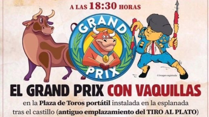 Cartel del 'Grand Prix' que se celebra el próximo 17 de agosto en Vélez-Blanco (Almería)