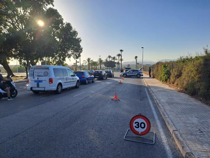 Control de la Policia Local d'Elx