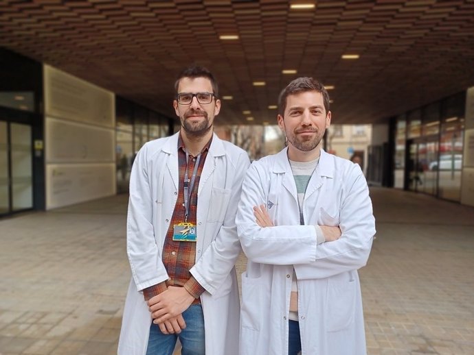 Los investigadores de Sant Pau e impulsores del proyecto, Borja Zárate y Noé Garin