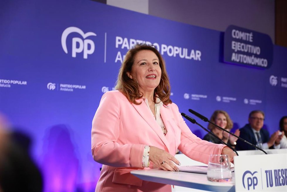 Archivo - La eurodiputada Carmen Crespo. 