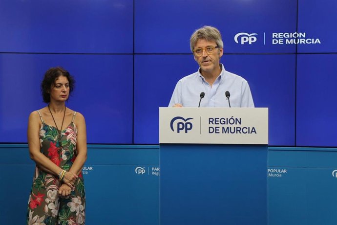 El vicesecretario de Desarrollo Económico del Partido Popular de la Región de Murcia, Luis Alberto Marín