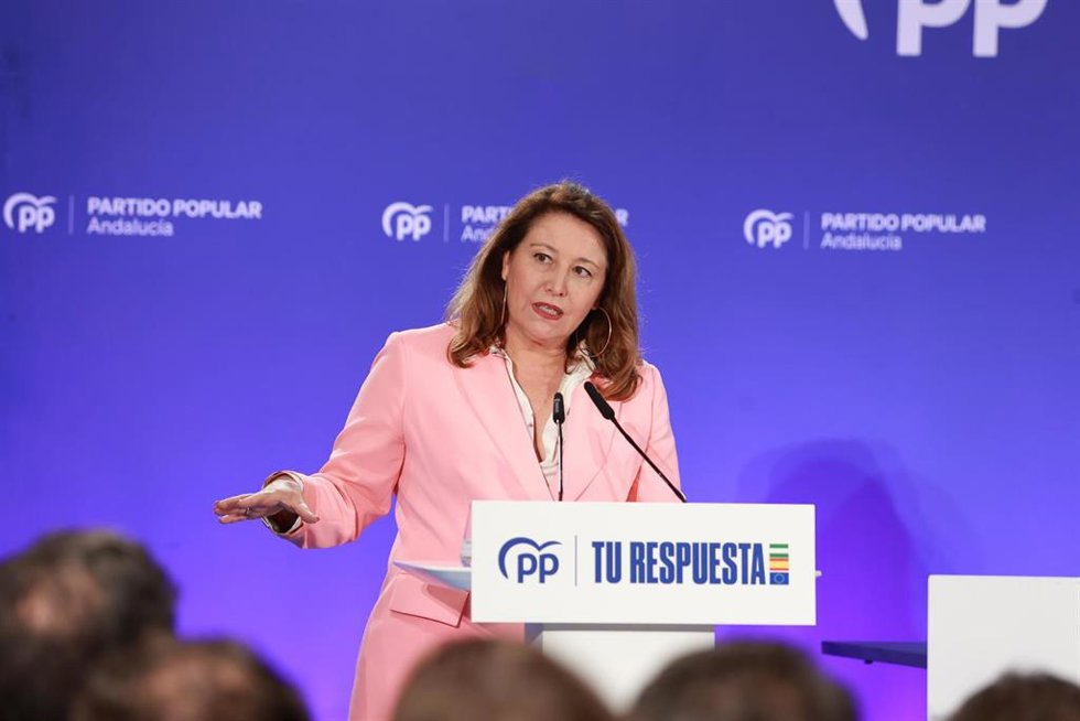 Archivo - La eurodiputada Carmen Crespo. 