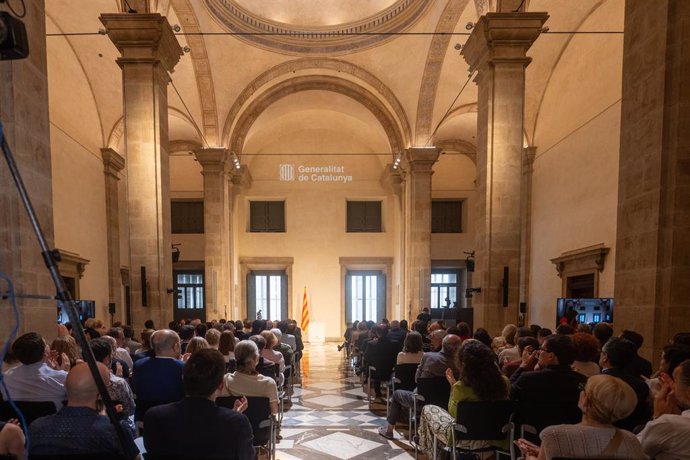 Acte de presentació del nou Saló de Sant Jordi