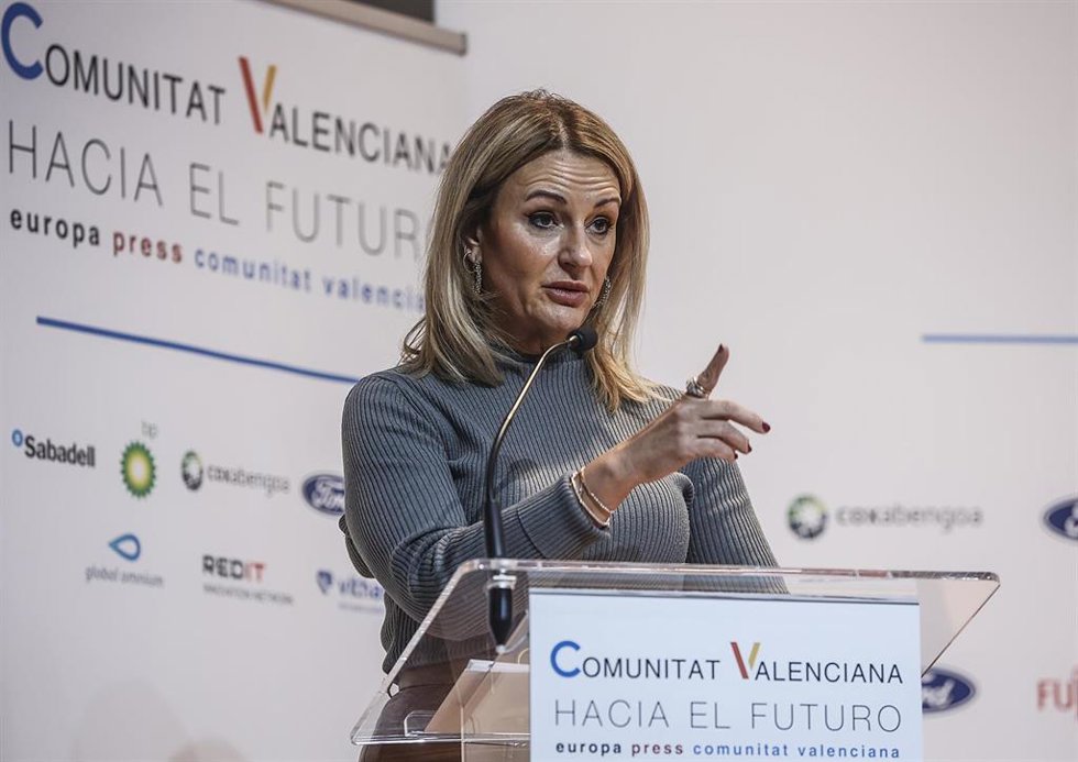 Archivo - La Consellera de Innovación Industria, Comercio y Turismo, Nuria Montes, en la jornada 'Comunitat Valenciana, hacia el futuro', en la Confederación  Empresarial de la Comunitat Valenciana