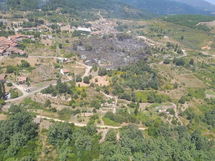 Incendio en Cepeda.