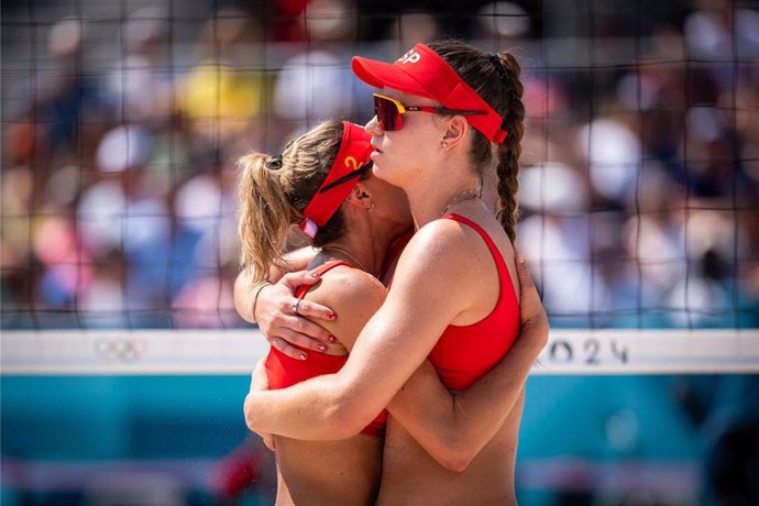 Daniela Álvarez y Tania Moreno, durante los Juegos Olímpicos de París 2024.