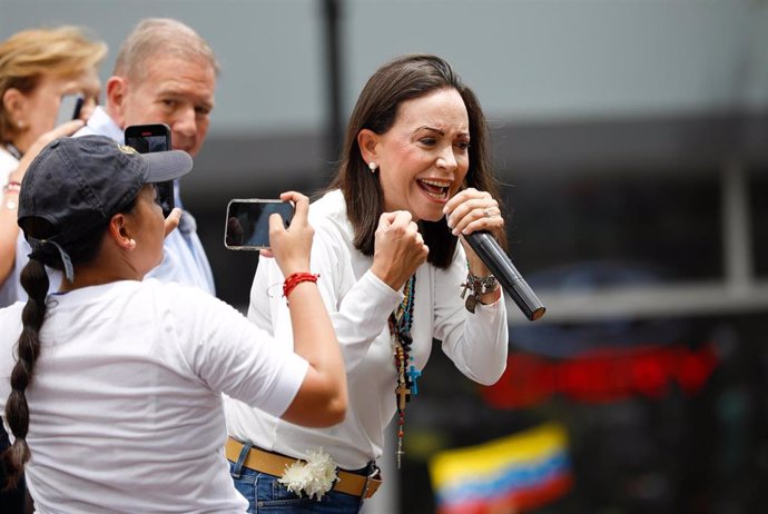 La principal líder de la oposición venezolana, Maria Corina Machado