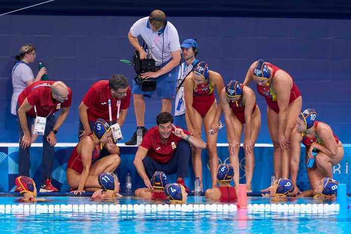 El seleccionador nacional femenino de waterpolo, Miki Oca