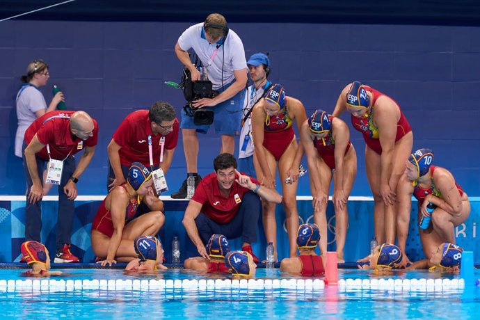 El seleccionador nacional femenino de waterpolo, Miki Oca