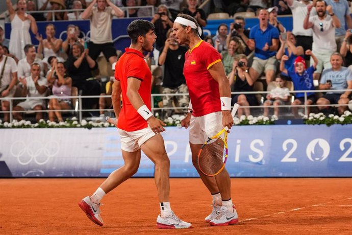 Rafael Nadal y Carlos Alcaraz