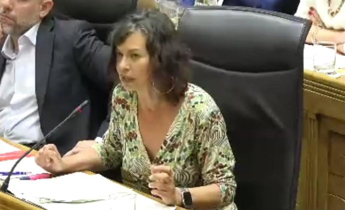 Intervención de la concejala de Cultura del Ayuntamiento de Gijón, Montserrat López Moro, en el Pleno Municipal gijonés.