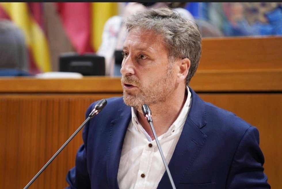 El portavoz parlamentario de CHA, José Luis Soro.
