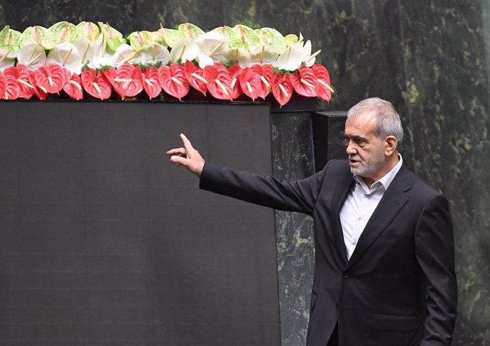 El presidente de Irán, Masud Pezeshkian