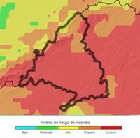 Suspendido el uso de fuego y maquinaria esta tarde cerca de las zonas forestales por el elevado riesgo de incendios