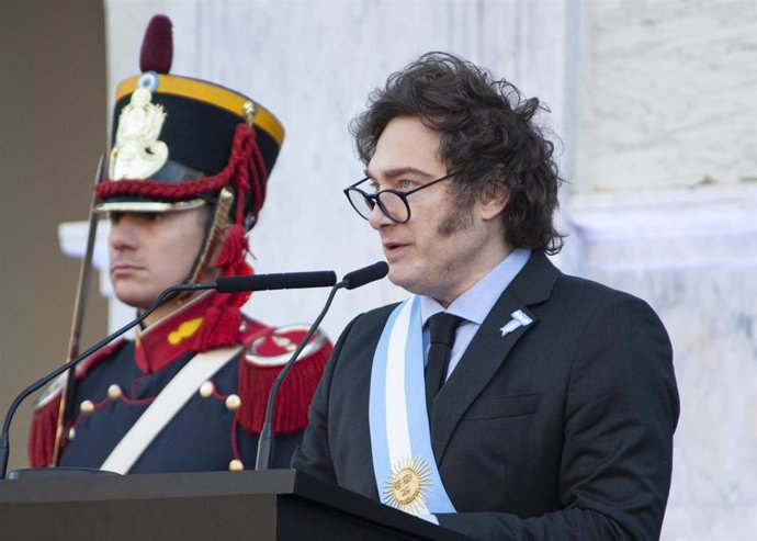 Archivo - El presidente de Argentina, Javier Milei