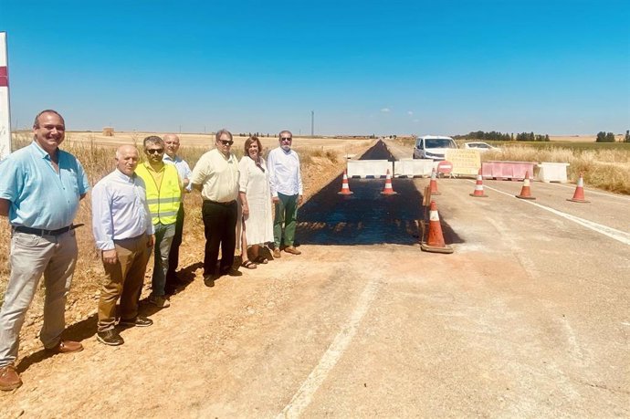 Armisén visita las obras de la PP-9620.