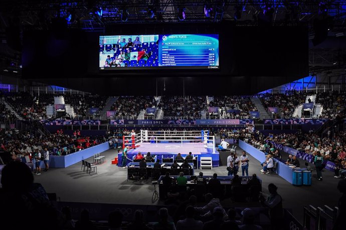 General view during the Boxing, Olympic Games Paris 2024 on 28 July 2024 at North Paris Arena in Villepinte, France - Photo Matthieu Mirville / DPPI Media / Panoramic