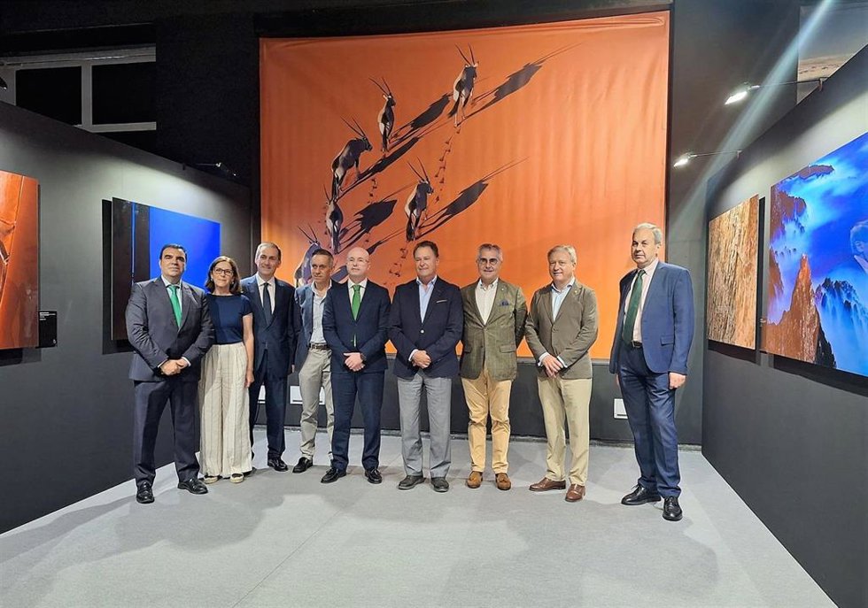 Presentación de la exposición 'Una mirada al Memorial María Luisa', organizada por Unicaja, que podrá verse en el pabellón de la Fundación Cajastur, durante la 67 Feria Internacional de Muestras de Asturias (Fidma), en Gijón.