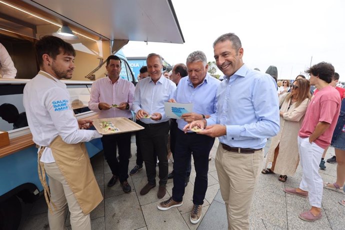 Villares este jueves en Sanxenxo.