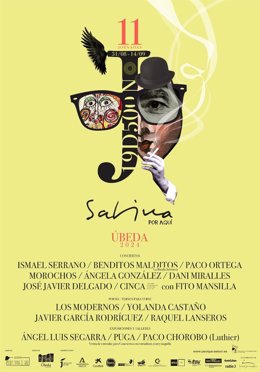 Cartel de las jornadas Sabina por Aquí