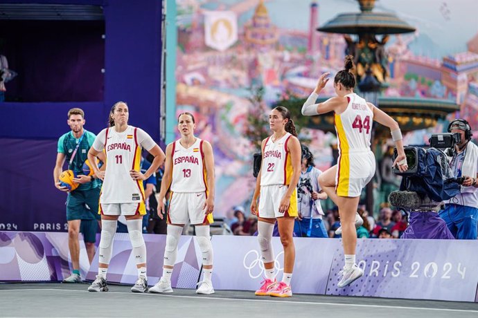 La selección española de baloncesto 3x3 femenino en los Juegos Olímpicos de Paris 2024