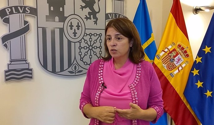 La delegada del Gobierno en Asturias, Adriana Lastra.