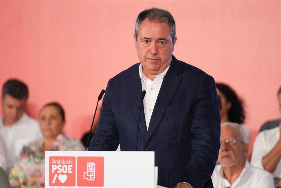 El secretario general, Juan Espadas, en una imagen de archivo.