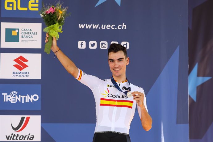 Archivo - Juan AYUSO PESQUERA (SPA) during the Street Cycling UEC Road European Championships - Under 23 Men Road Race on September 11, 2021 at the Trento in Trento, Italy - Photo Luca Tedeschi / LiveMedia / DPPI