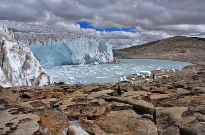 Glaciar Quelccaya ubicado al sur del Perú en la Cordillera Vilcanota.