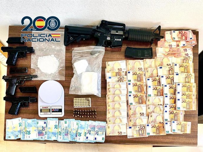 Desmantelado un punto de suministro de drogas con altas tasas de venta en la zona norte de Alicante