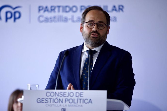 Archivo - El presidente del Partido Popular de Castilla-La Mancha, Paco Núñez