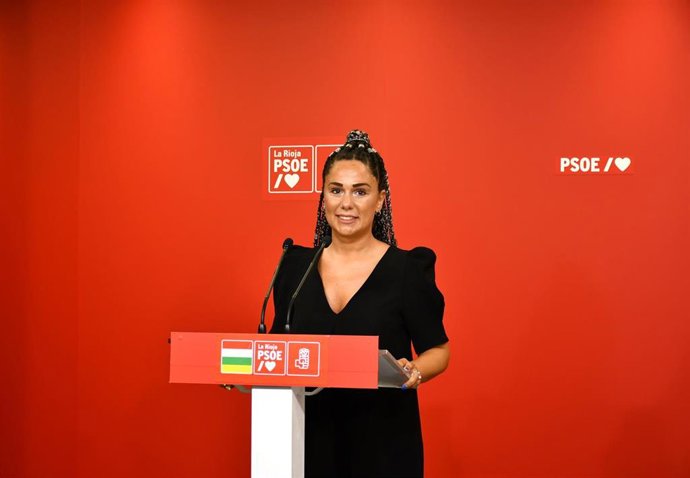 La secretaria de Igualdad del PSOE de La Rioja, Naiara Hernáez