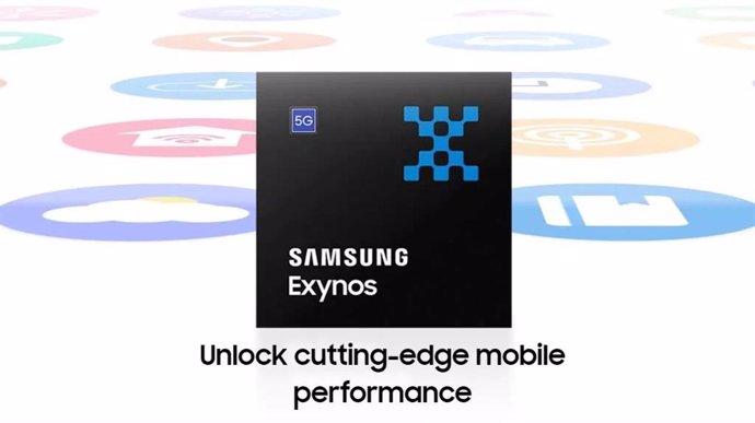 Archivo - Recurso de un procesador Samsung Exynos para teléfonos móviles