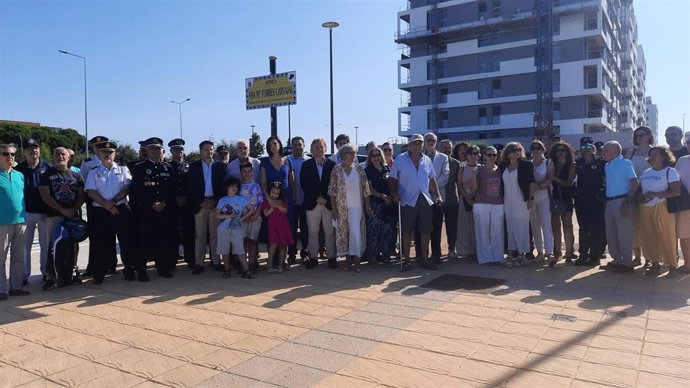 Badajoz dedica una calle a Ana María Torres Carvajal, la primera mujer policía de Extremadura