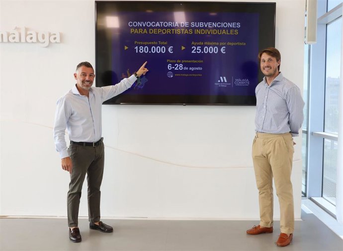El vicepresidente y diputado de Deportes, Juan Rosas, ha explicado que el objetivo de las ayudas es que los deportistas malagueños no tengan que depender exclusivamente de sus propios recursos para afrontar diversos gastos.