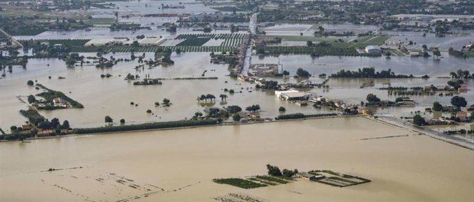 Archivo - Imagen de las inundaciones en la Vega Baja en 2019