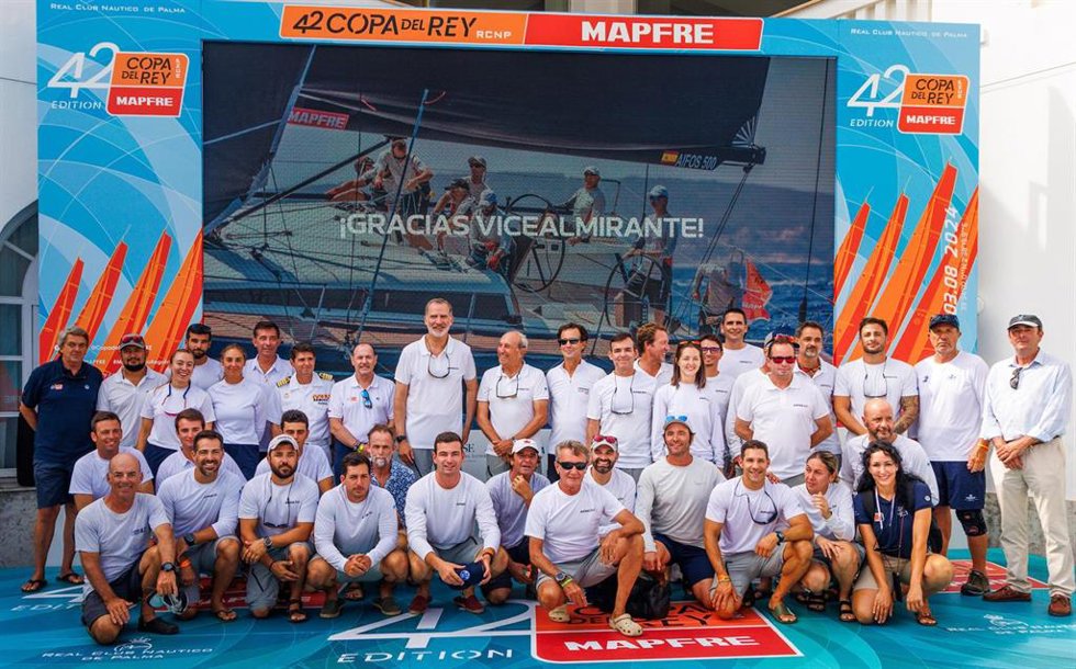 El vicealmirante Jaime Rodríguez-Toubes, homenajeado en la 42 edición de la Copa del Rey MAPFRE