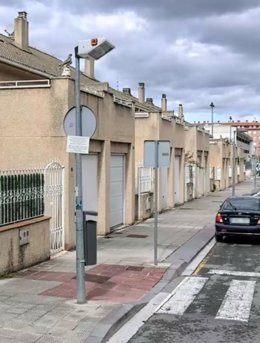 Placa en Berriozar en el lugar donde fue asesinado por ETA Francisco Casanova.
