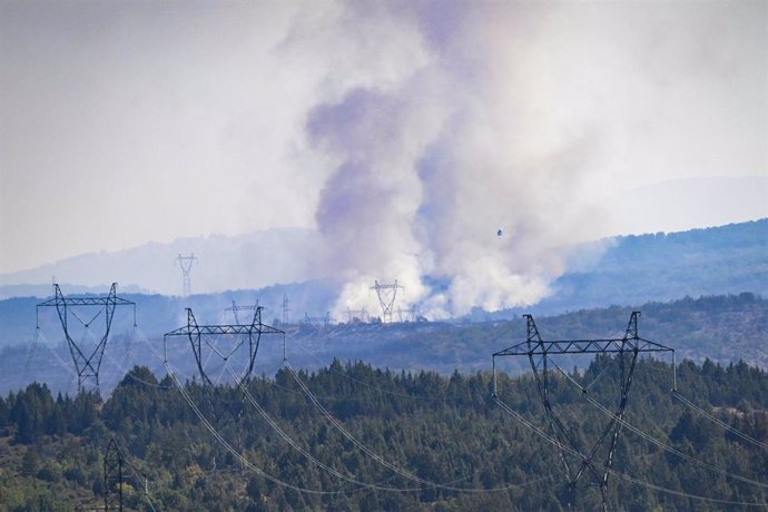 Incendio en Negotino, en Macedonia del Norte