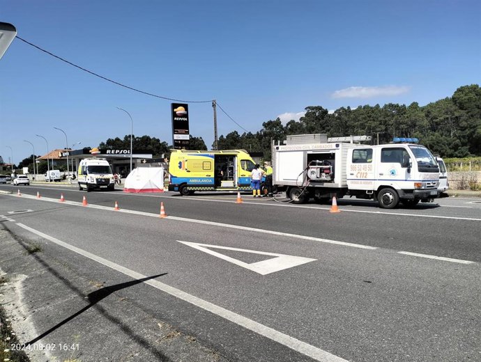 Accidente en Castrelo