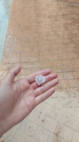 Granizo en Sagunt