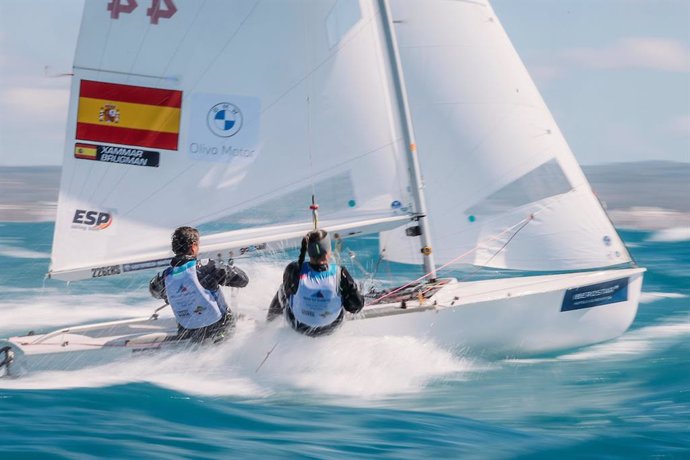 Archivo - Jordi Xammar y Nora Brugman durante una competición