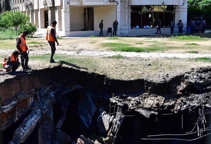 Archivo -  Ataque israelí en territorio sirio.