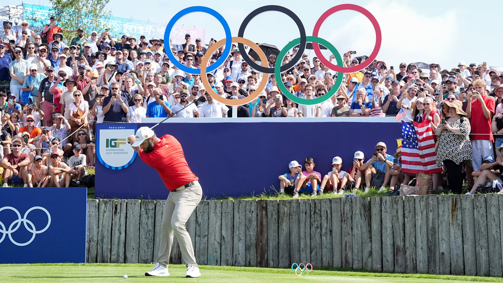 El golfista español Jon Rahm en los Juegos Olímpicos de París 